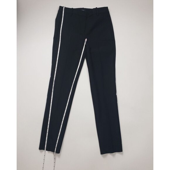 J Crew Slim-Fit Full-Length Trouser Pant in Black Women Size 6 Career Office NWT - Picture 5 of 16